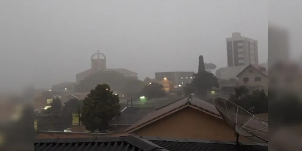 Chuva deve atingir em Ponta Grossa principalmente durante a manhã