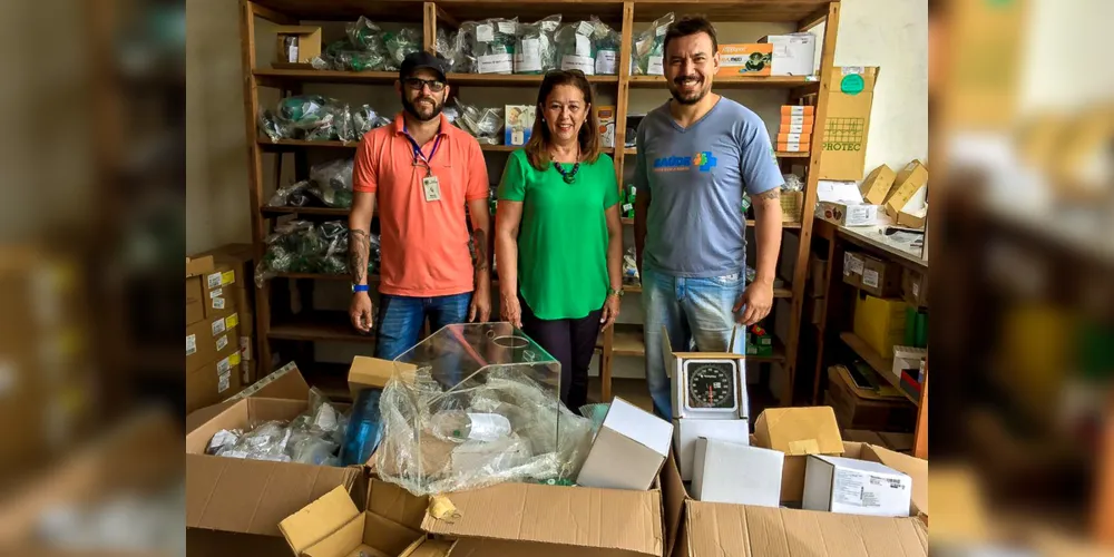 A empresa Medway Equipamentos Médicos, de Curitiba, obteve a doação de materiais médico-hospitalares em favor da saúde pública de Tibagi.