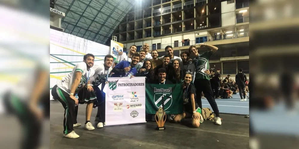 Asas Negras da UTFPR conquistaram a primeira colocação geral no Campeonato de Cheer & Dance em Campinas-SP