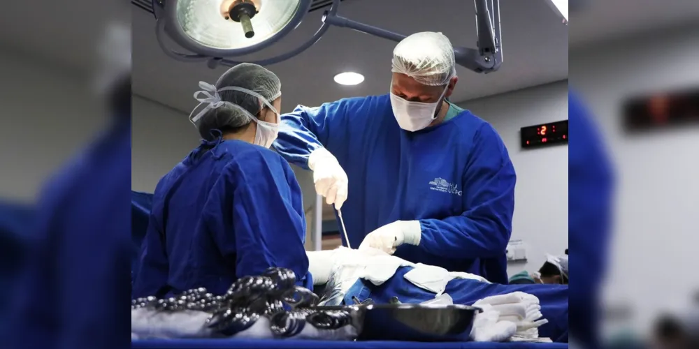 Do total de cirurgias em 2019, foram 1021 procedimentos de urgência