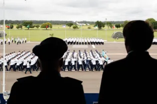 Presidente participou da cerimônia de formatura de guardas-marinhas