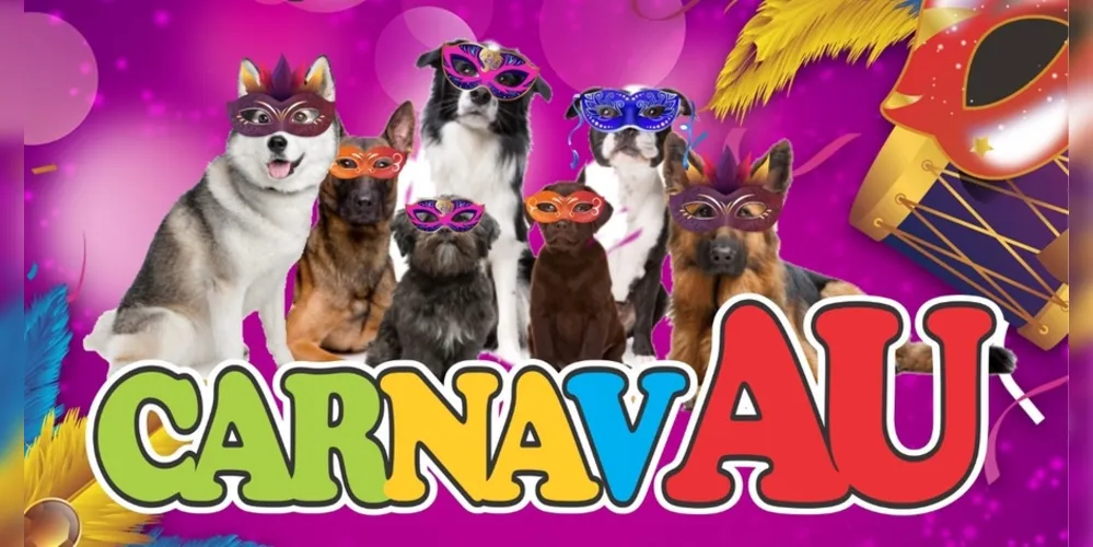 O ‘CarnavAU’ promete entreter tutores e pets – cães e gatos - da cidade