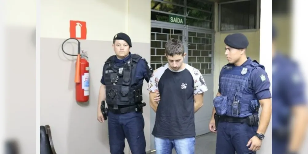 Erick Ribeiro Trappel foi preso pela Guarda Municipal 