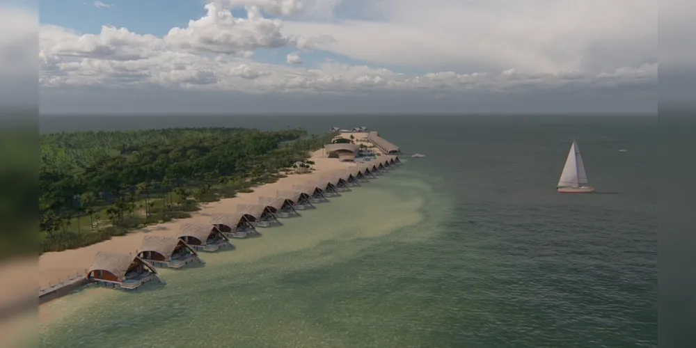 Projeto ‘Dulinen Island Resort’ será no padrão cinco estrelas e o valor do investimento chega  a casa dos R$ 30 milhões