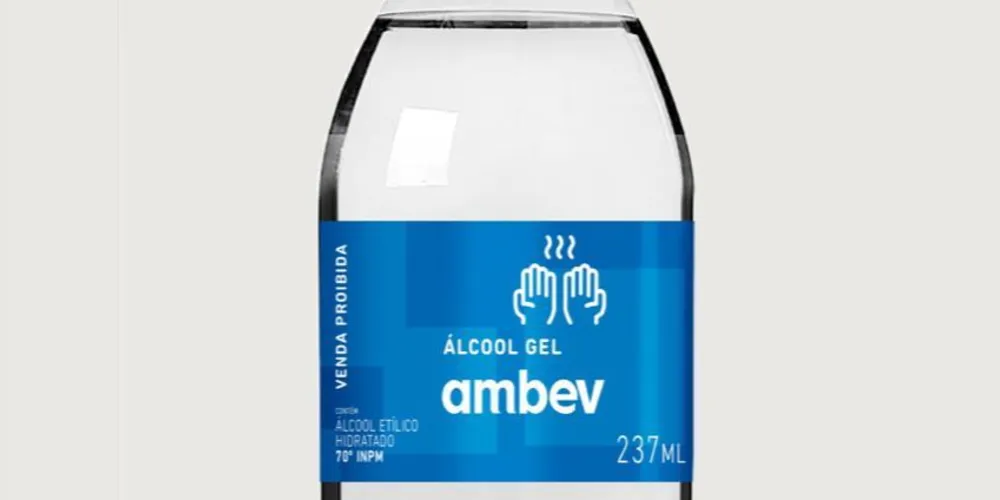 Imagem ilustrativa da imagem Ambev produzirá álcool em gel para doar a hospitais