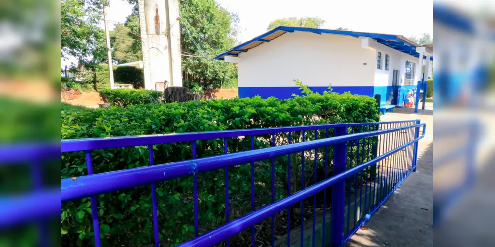 Quadras de quatro escolas da rede municipal foram pintadas