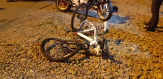 Bicicleta tinha sido furtada de comércio a 100 metros do local do acidente
