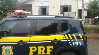 Vítima foi levada pela PRF até a Casa de Passagem de Irati para receber atendimento