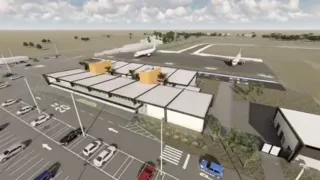Perspectiva é de que o aeroporto seja ampliado em até quatro vezes o tamanho