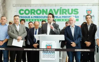 Imagem ilustrativa da imagem Ratinho anuncia medidas de combate ao Coronavírus