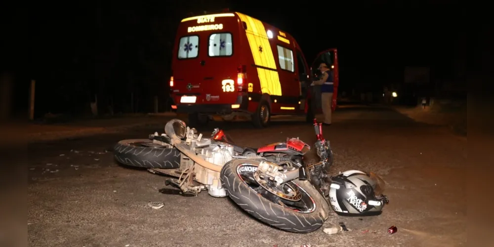Imagem ilustrativa da imagem Motociclista fica ferido após colisão na Siqueira Campos