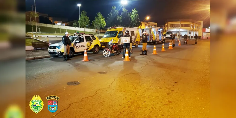Operação no centro de Piraí do Sul terminou com motorista preso por embriaguez