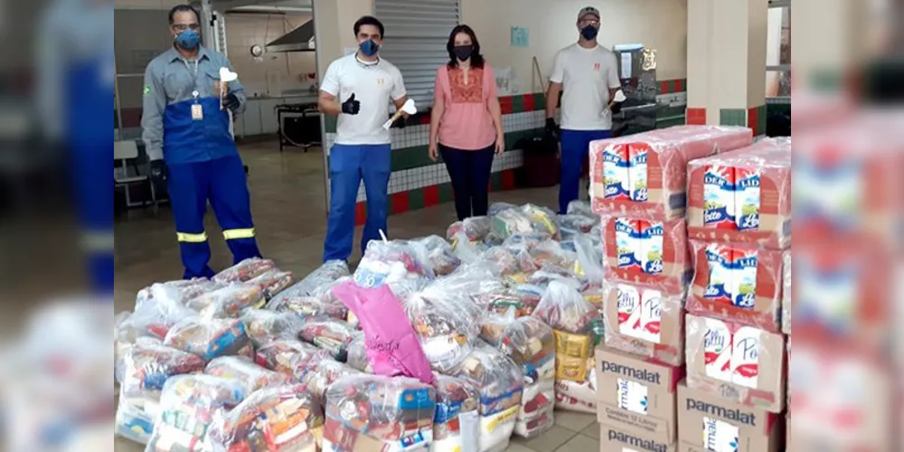 Três mil máscaras, além de produtos de higiene e limpeza também já foram doados a instituições de saúde, educação e assistência social.