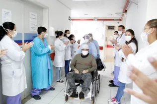 No sábado, um paciente saiu da ala da Covid no HU-UEPG