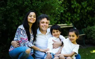 Dr. Alessandro Giardini e sua família