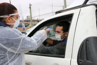 A Secretaria Municipal de Saúde de Castro já fez 26.162 mil abordagens nas barreiras sanitárias instaladas no município