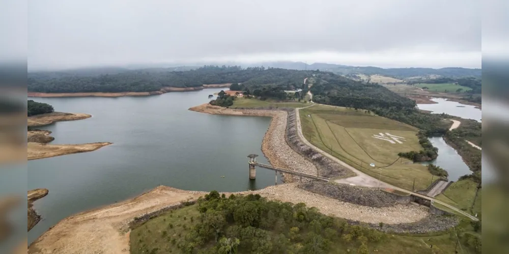 Sanepar tem registrado os menores níveis das barragens que compõem o Sistema de Abastecimento 