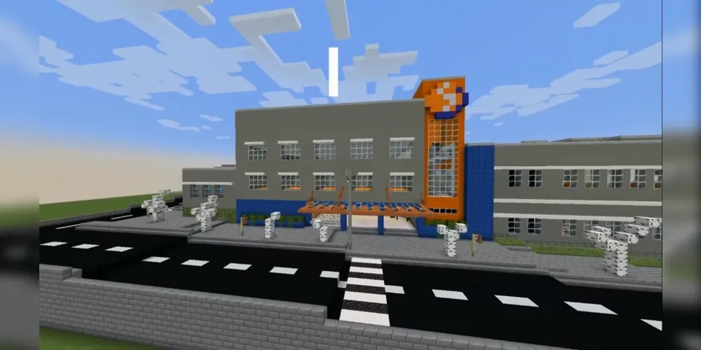 Alunos realizam formatura na plataforma Minecraft