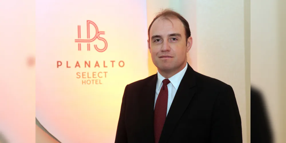 Daniel Wagner é um dos premiados com o Selo de Qualidade do Turismo, categoria ouro, com o Planalto Select Hotel 