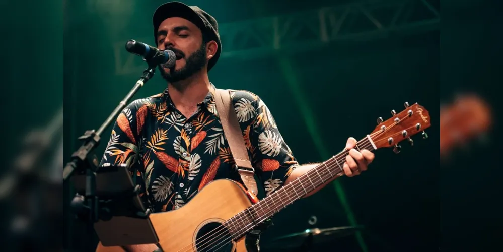 Músico Alisson Camargo é a sensação do folk rock da região dos Campos Gerais 