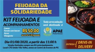 CTG União Vila Velha oferece vendas de kits em prol da APAE de Ponta Grossa