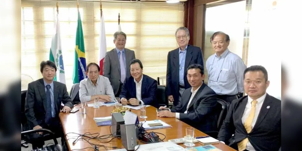 Diretores da empresa reuniram-se com representantes da CCIBJ-PR em janeiro