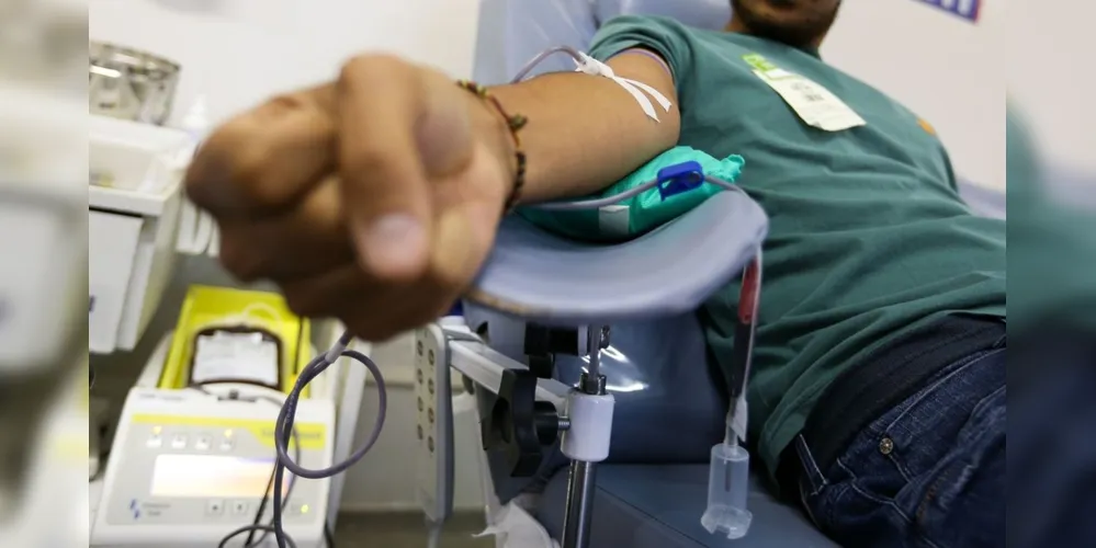 Segundo o Ministério da Saúde, 1,8% da população doa sangue de forma regular.