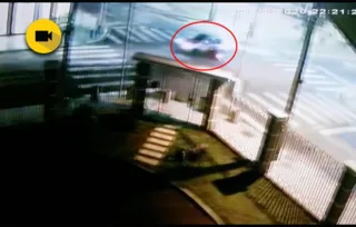 Imagem ilustrativa da imagem Vídeo mostra acidente em cruzamento de PG