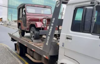 Imagem ilustrativa da imagem Jocelito se despede do jeep usado na campanha
