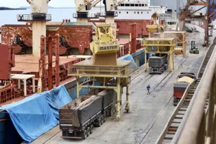 Navio vai descarregar 30,5 mil toneladas do grão, importado dos Estados Unidos