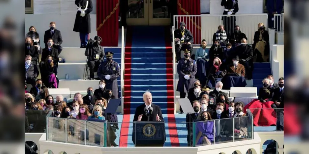 Imagem ilustrativa da imagem Joe Biden toma posse como 46º presidente dos Estados Unidos
