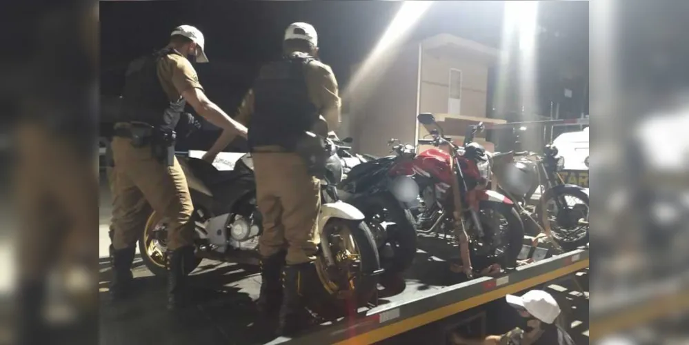 Ao todo, mais de 50 motocicletas foram abordadas na tarde de quinta-feira (21)