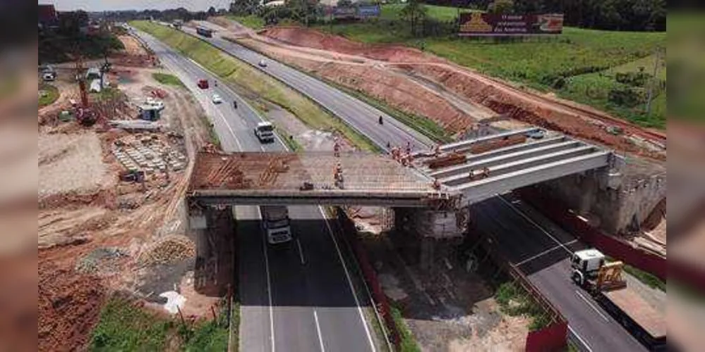Passarela será montada próxima ao novo viaduto prefeito Marcelo Puppi, que está com obras em andamento
