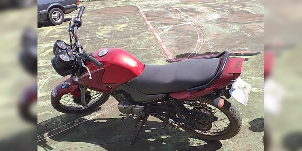 Imagem ilustrativa da imagem Em Castro, homem é preso com moto ‘duplamente’ furtada