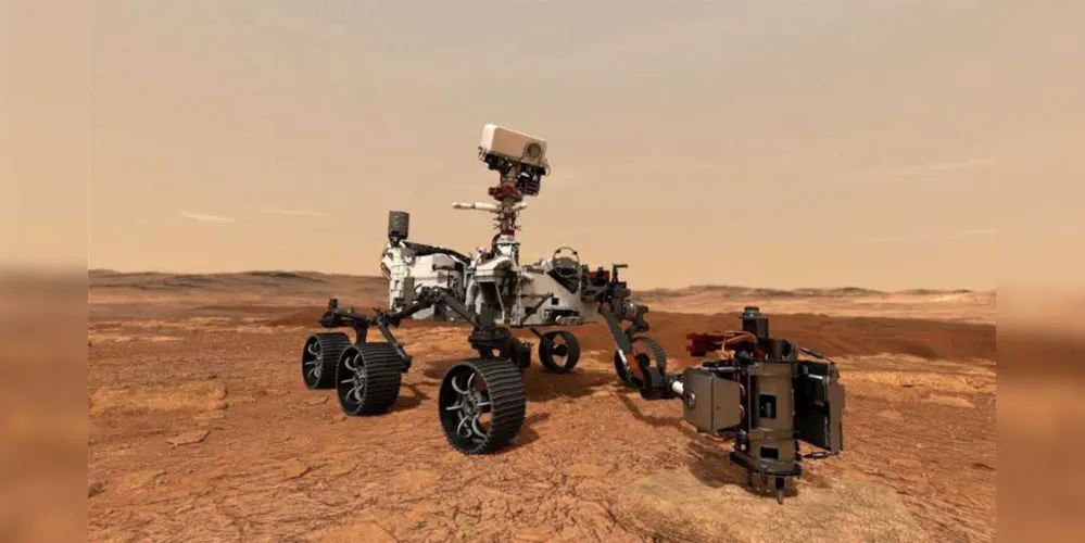 Imagem ilustrativa da imagem Sonda Perseverance da Nasa pousa hoje em Marte