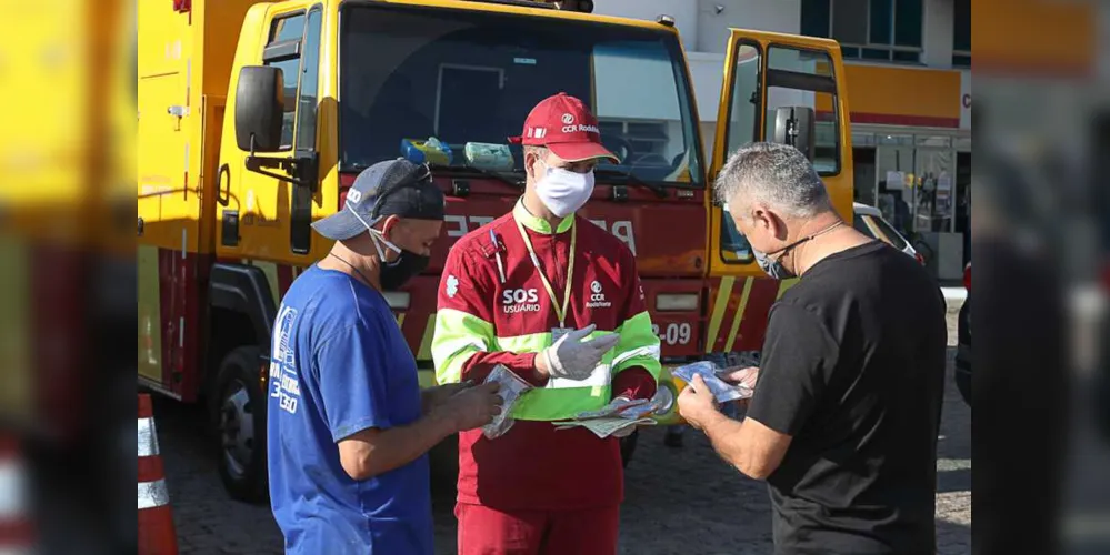Atendimentos clínicos e distribuição de kits de higiene serão oferecidos aos profissionais do volante