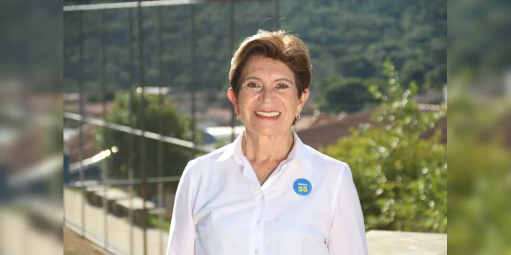 Prefeita da cidade de Ponta Grossa, Elizabeth Schmidt.