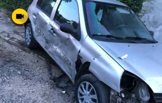 Imagem ilustrativa da imagem ‘Boi bandido’ ataca e destrói carro estacionado no RJ