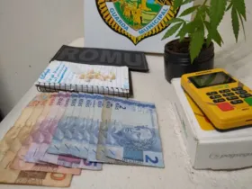 Suspeito confessou que usava máquina de cartão para a venda de drogas no Borato
