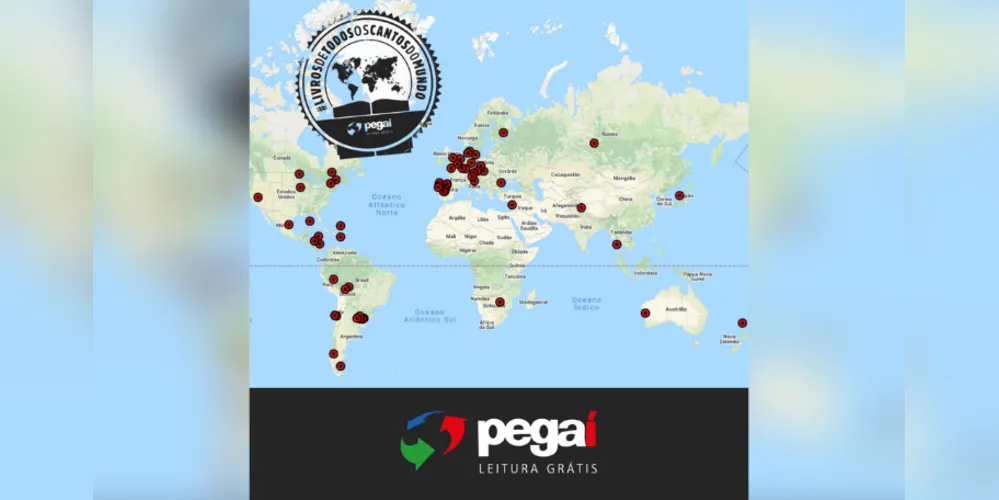 Imagem ilustrativa da imagem Pegaí lança campanha para arrecadar livros de 193 países