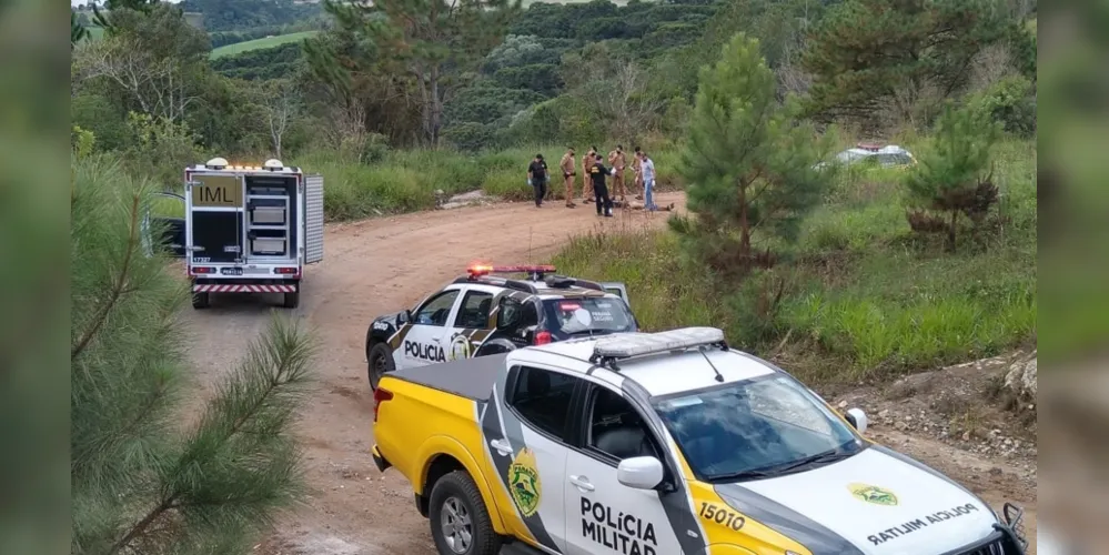 Corpo foi encontrado na tarde deste domingo em Ponta Grossa