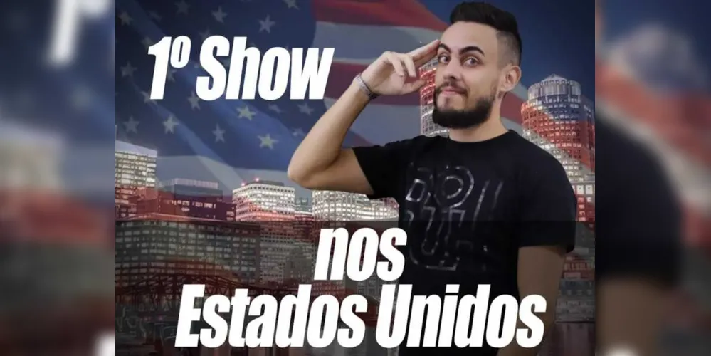 Gui fará um show Stand Up para brasileiros que vivem nos Estados Unidos. Apresentação será a primeira que o comediante faz no exterior