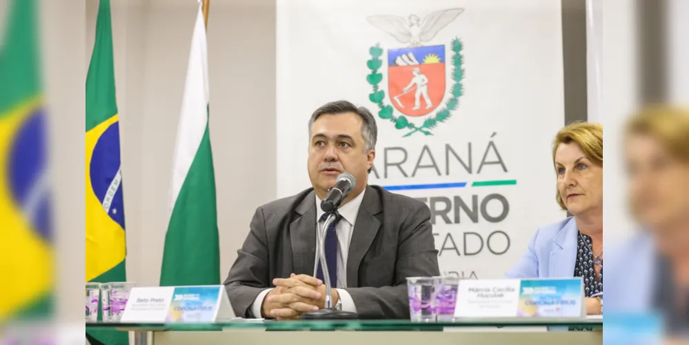 Secretário de Saúde do Estado do Paraná, Beto Preto.