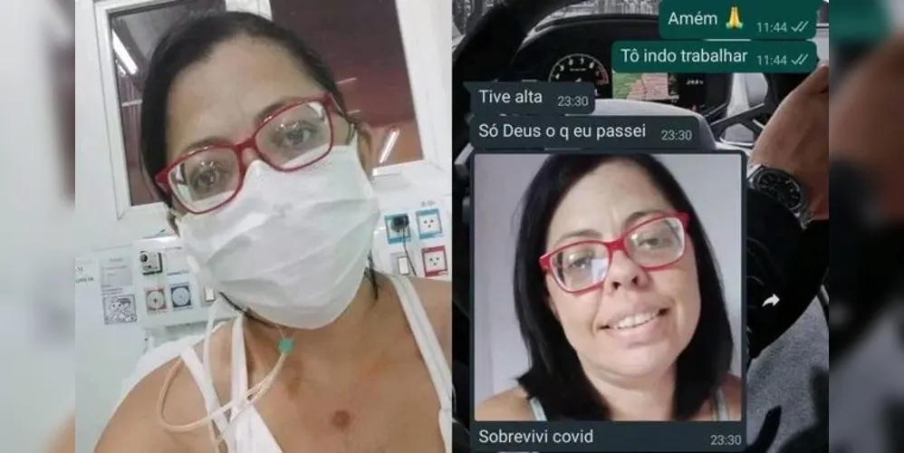 Andreia Alves Silva, que morreu de Covid-19 quase 20 dias após ter comemorado cura da doença.