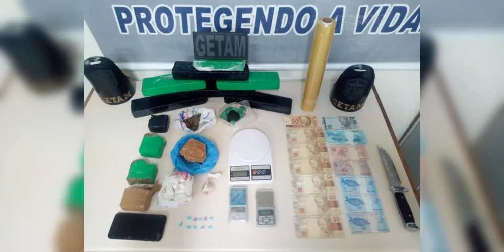 Imagem ilustrativa da imagem GCM apreende mais de 6 kg de drogas em Uvaranas