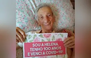 Helena Tortorella Pinheiro ficou 17 dias internada.