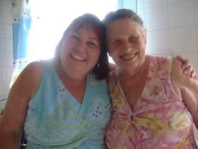 Rosicler Guzzoni e a mãe Marly Kohut, morreram contaminadas pela covid-19