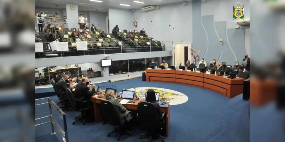 Plenário da Câmara Municipal de Ponta Grossa (CMPG).