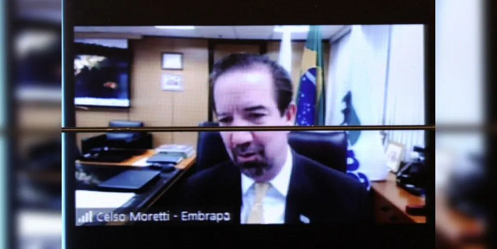 Presidente da Embrapa, Celso Moretti, participou do evento da Câmara dos Deputados.