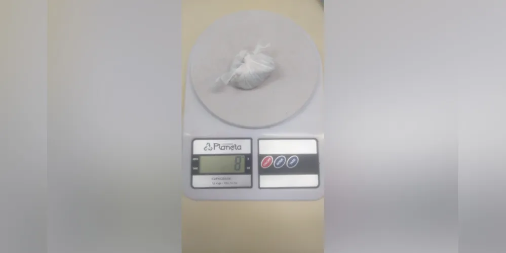 Foram apreendidos mais de 40 gramas de drogas  